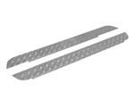 Chequer Sill Protectors - 5 Inch Deep - 3mm Aluminium (pair) - LL1338PSWB5 - Aftermarket